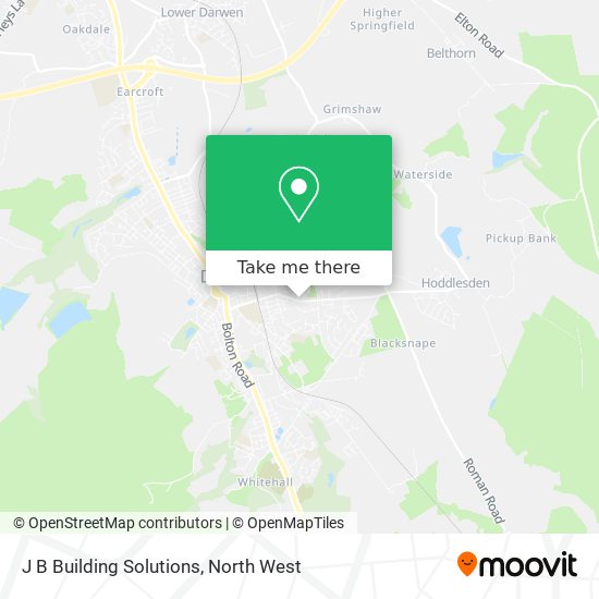 J B Building Solutions map