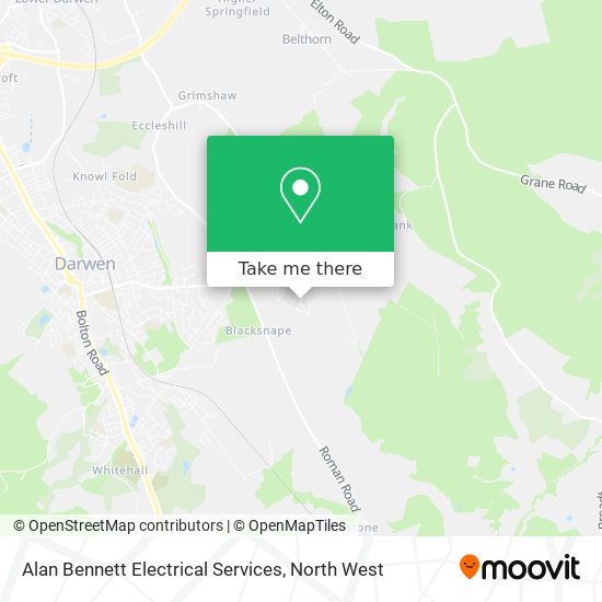 Alan Bennett Electrical Services map