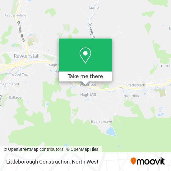 Littleborough Construction map