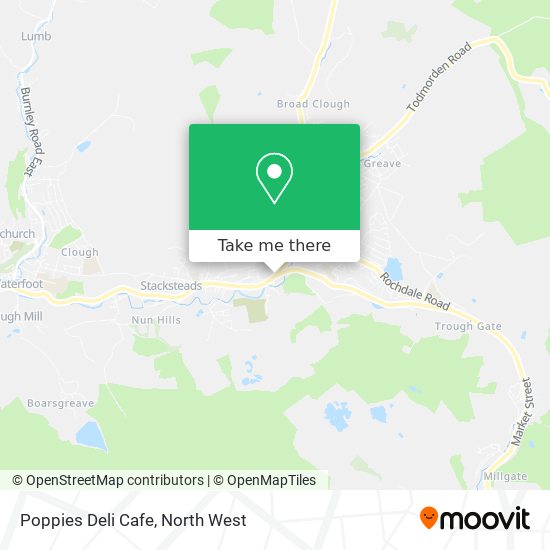 Poppies Deli Cafe map