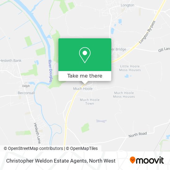 Christopher Weldon Estate Agents map