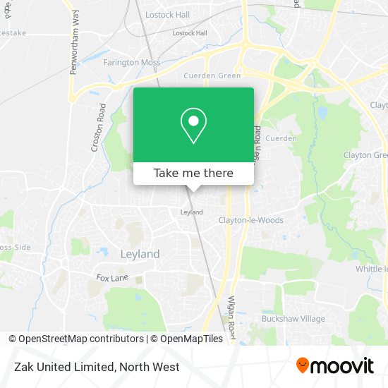 Zak United Limited map