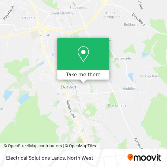 Electrical Solutions Lancs map