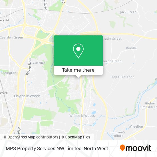 MPS Property Services NW Limited map