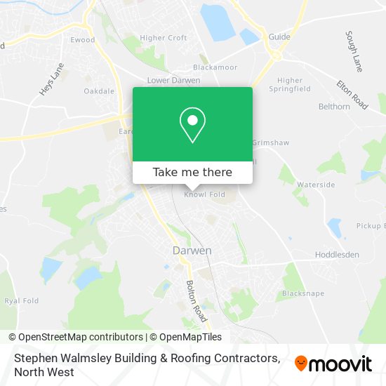 Stephen Walmsley Building & Roofing Contractors map