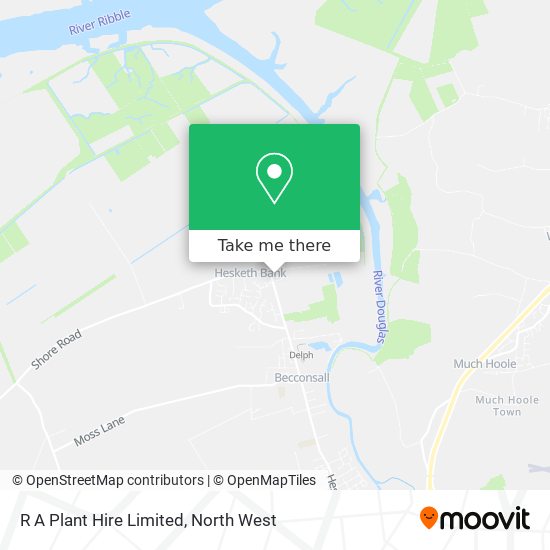 R A Plant Hire Limited map