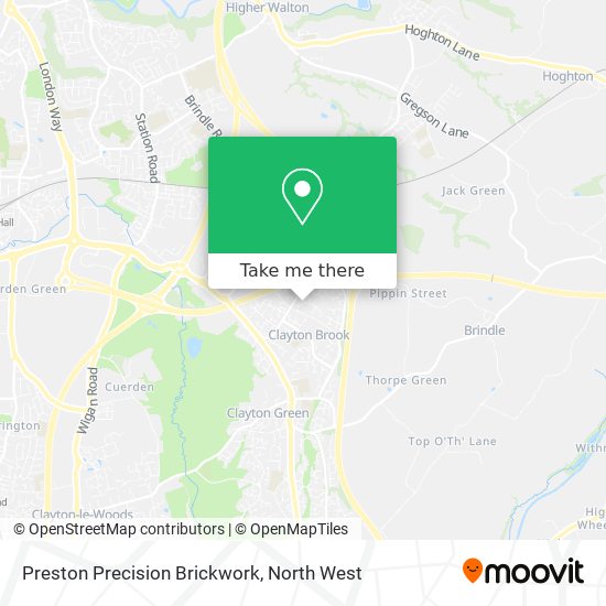 Preston Precision Brickwork map