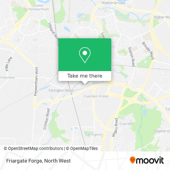 Friargate Forge map