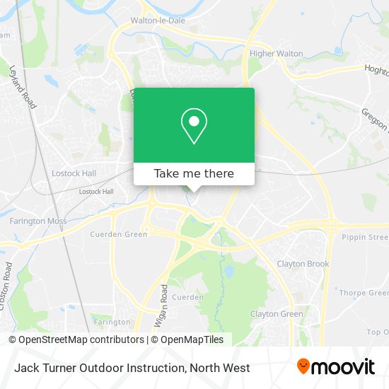 Jack Turner Outdoor Instruction map
