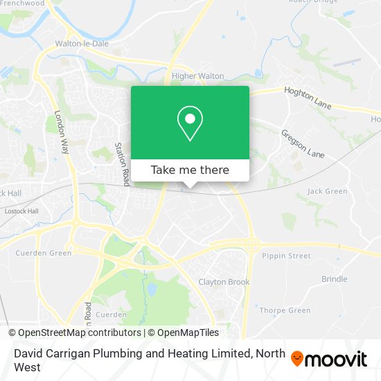 David Carrigan Plumbing and Heating Limited map