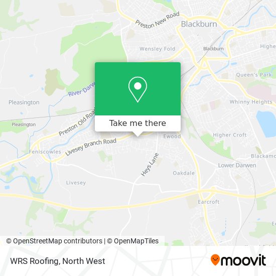 WRS Roofing map