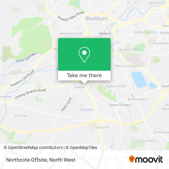 Northcote Offsite map