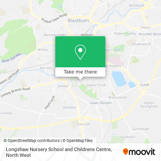 Longshaw Nursery School and Childrens Centre map