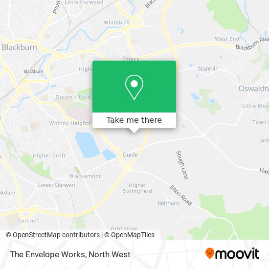 The Envelope Works map