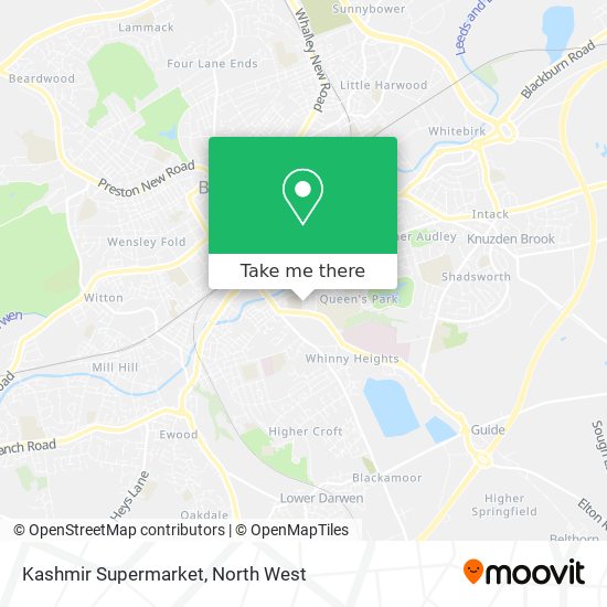 Kashmir Supermarket map
