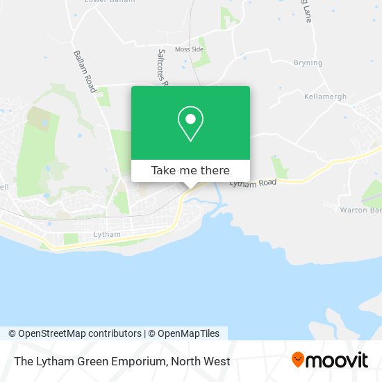 The Lytham Green Emporium map