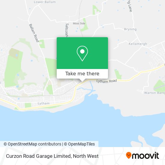 Curzon Road Garage Limited map
