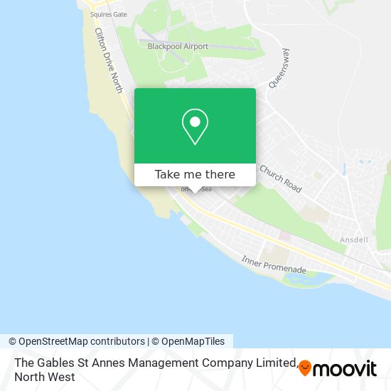 The Gables St Annes Management Company Limited map