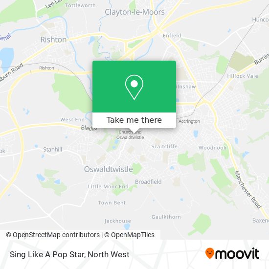Sing Like A Pop Star map