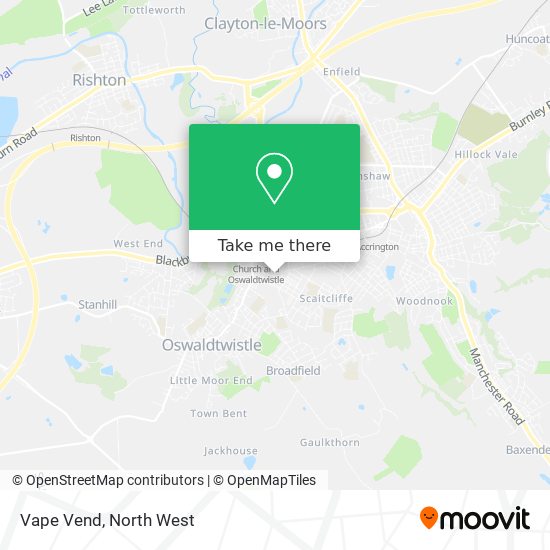 Vape Vend map