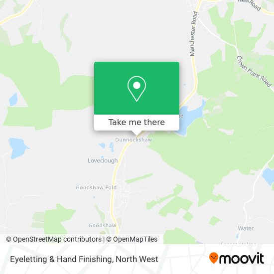 Eyeletting & Hand Finishing map