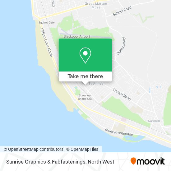 Sunrise Graphics & Fabfastenings map