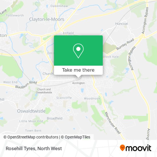 Rosehill Tyres map