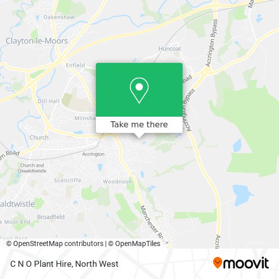 C N O Plant Hire map