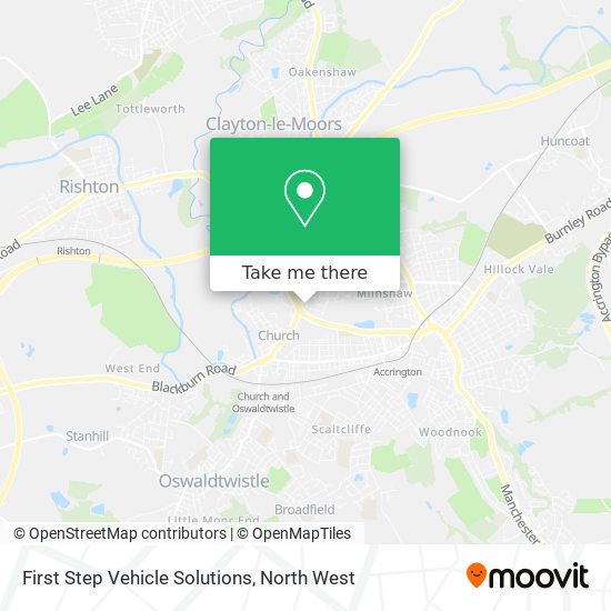 First Step Vehicle Solutions map