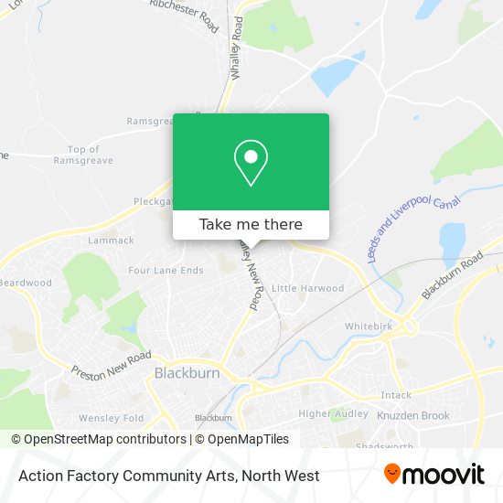 Action Factory Community Arts map