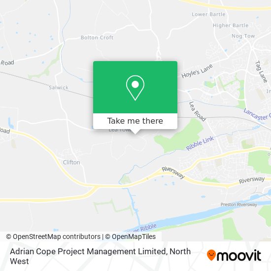 Adrian Cope Project Management Limited map