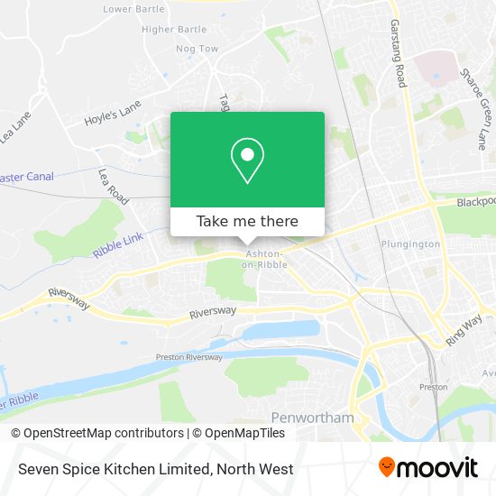Seven Spice Kitchen Limited map