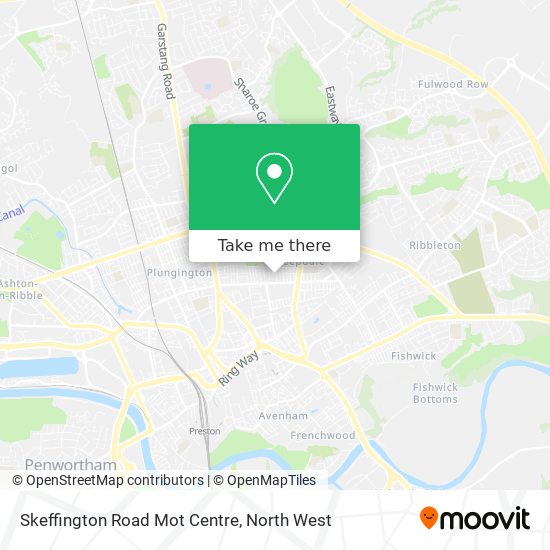 Skeffington Road Mot Centre map