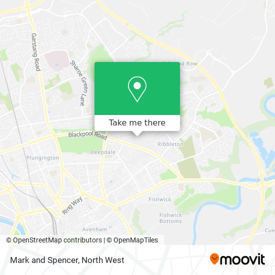 Mark and Spencer map