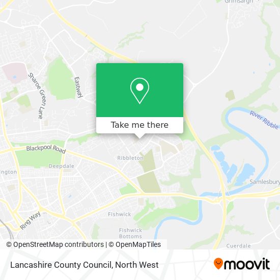 Lancashire County Council map