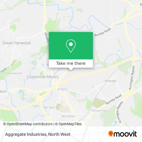 Aggregate Industries map