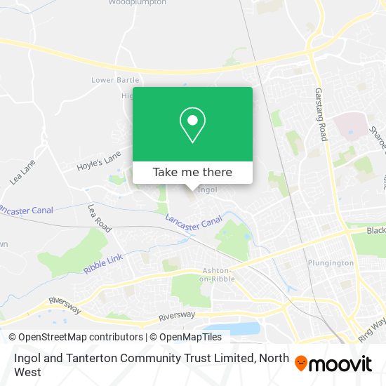 Ingol and Tanterton Community Trust Limited map