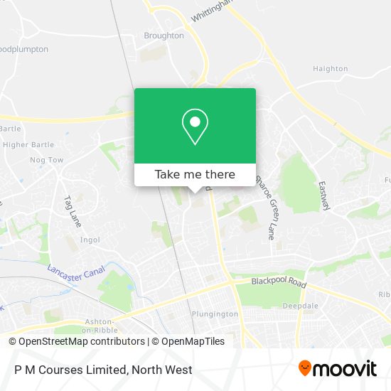 P M Courses Limited map