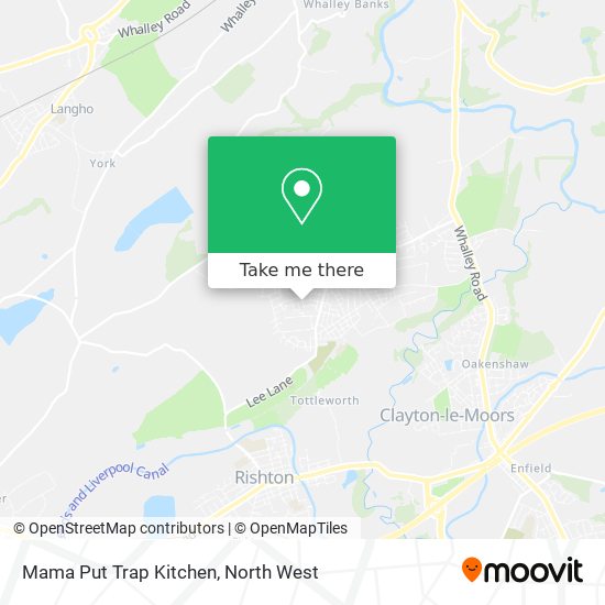 Mama Put Trap Kitchen map