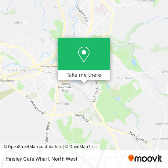 Finsley Gate Wharf map