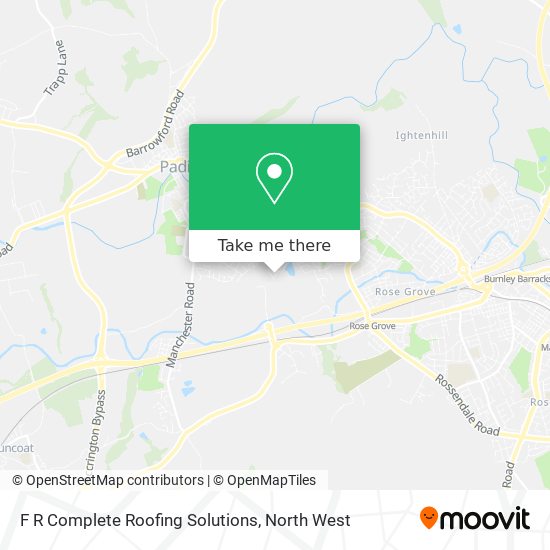 F R Complete Roofing Solutions map