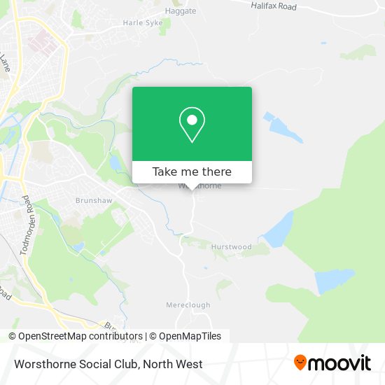 Worsthorne Social Club map