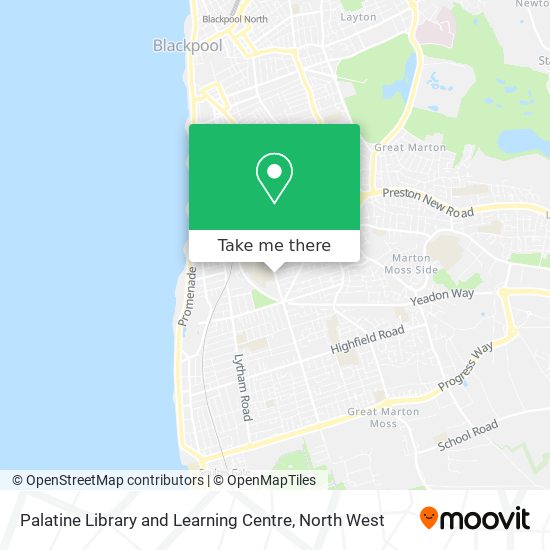 Palatine Library and Learning Centre map