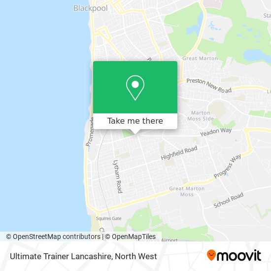 Ultimate Trainer Lancashire map