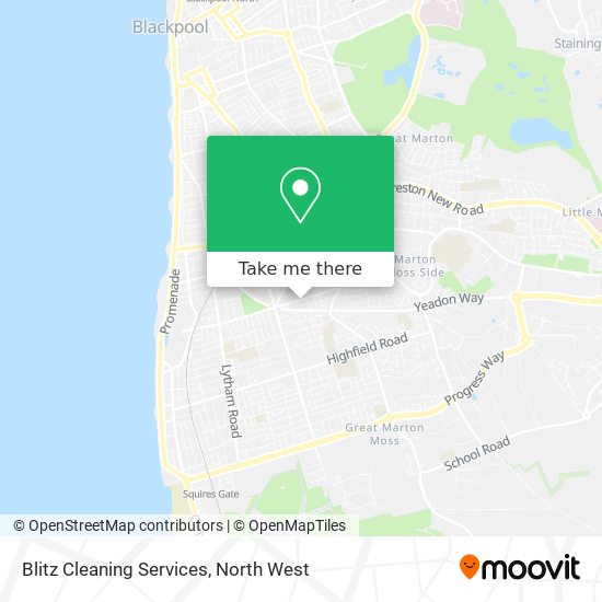 Blitz Cleaning Services map