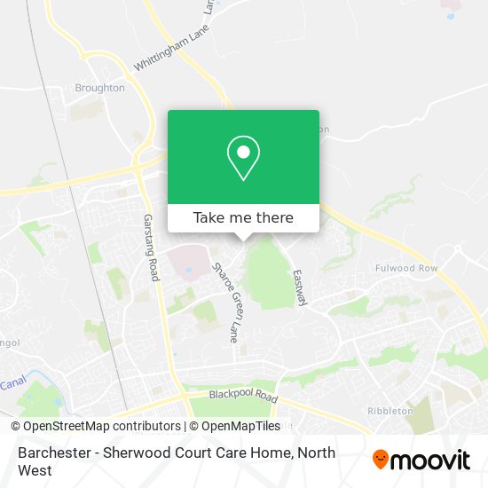 Barchester - Sherwood Court Care Home map
