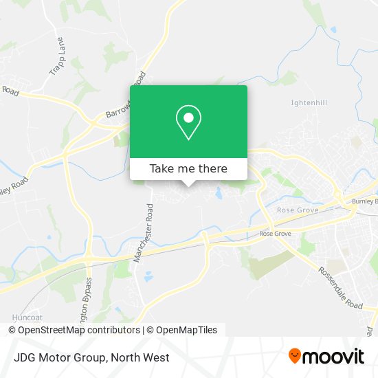JDG Motor Group map