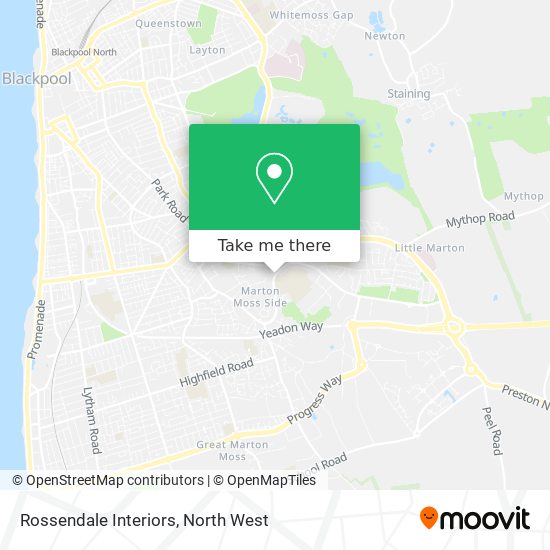 Rossendale Interiors map