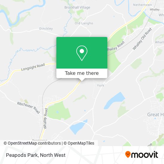 Peapods Park map