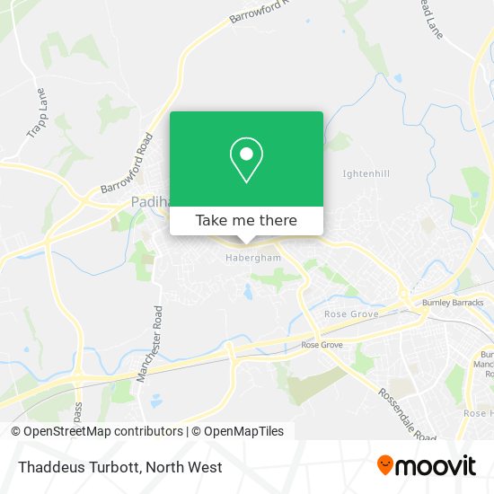 Thaddeus Turbott map